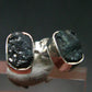 Alexandrite Stud Earrings Sterling Silver From Zimbabwe - 1.73 Grams