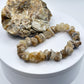 Raw Herderite Crystal Chip Bracelet – Natural Golden Stone Stretch Bracelet - Weight 28.77 g