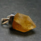 Yellow Citrine Sterling Silver Pendant from Brazil - 1.3" - 6.78 Grams