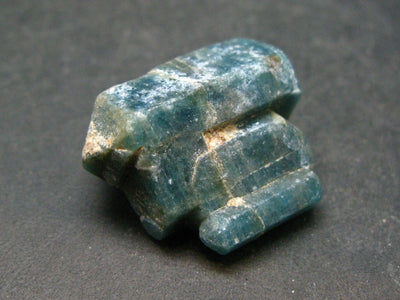 Large Neon Blue Apatite Crystal From Brazil - 1.1" - 12.4 Grams