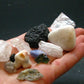 Synergy 12 Set Phenakite Moldavite Natrolite Petalite Danburite Tektite Scolecite Herderite Tanzanite Brookite 68.19 Gr