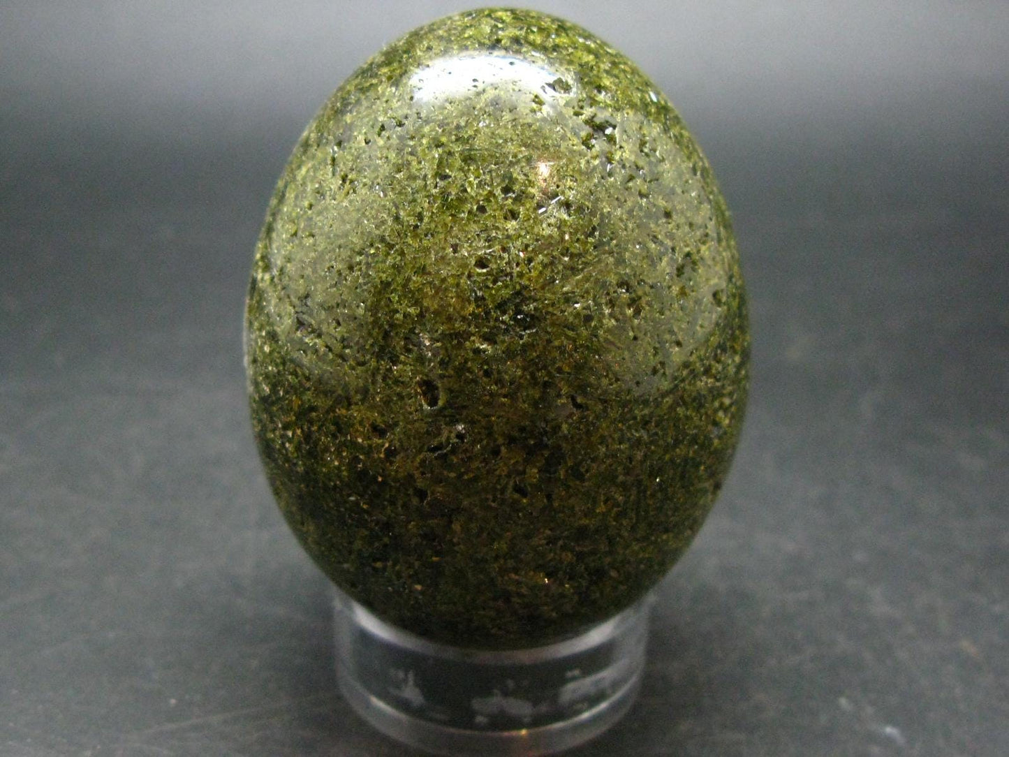 Nice Rare Epidote Egg From Peru - 2.3"