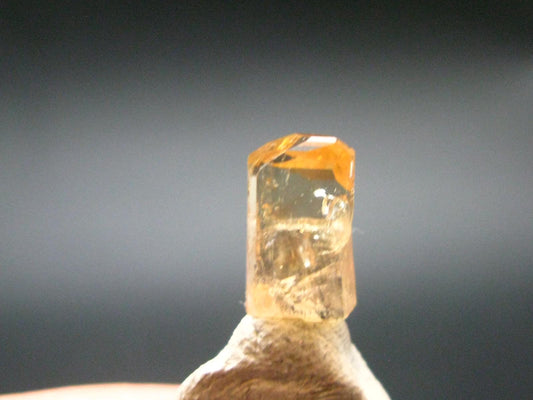 Imperial Topaz Crystal From Zambia - 0.4" - 7.85 Carats