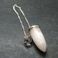 Very Rare White Cryolite Pendulum from Greenland - 7" - 8.14 Grams