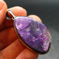 Sugilite Silver Pendant From South Africa - 1.9"