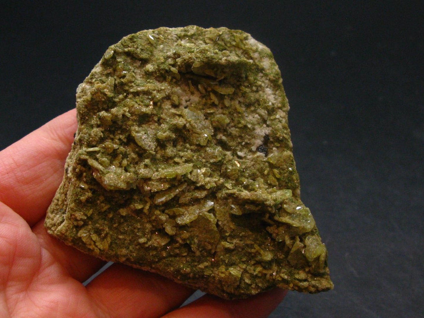 Rare Titanite Sphene Crystal Cluster From Brazil - 2.9"