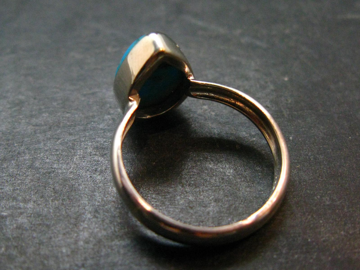 Genuine Turquoise Sterling Silver Ring - 2.49 Grams - Size 6