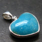 Turquoise Silver Pendant - 1.1" - 4.75 Grams