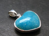 Turquoise Silver Pendant - 1.1" - 4.75 Grams
