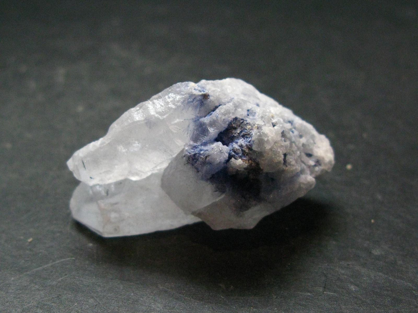 Dumortierite In Quartz Crystal From Brazil - 1.8" - 23.30 Grams
