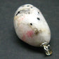 Tugtupite Sterling Silver Pendant From Greenland - 1.3" - 7.84 Grams