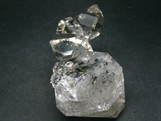 Fine Large DT Herkimer Diamond Quartz Crystal From New York - 3.3" - 150 Grams