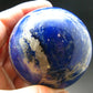 Beautiful Blue Lapis Lazuli Sphere from Afghanistan - 2.2"