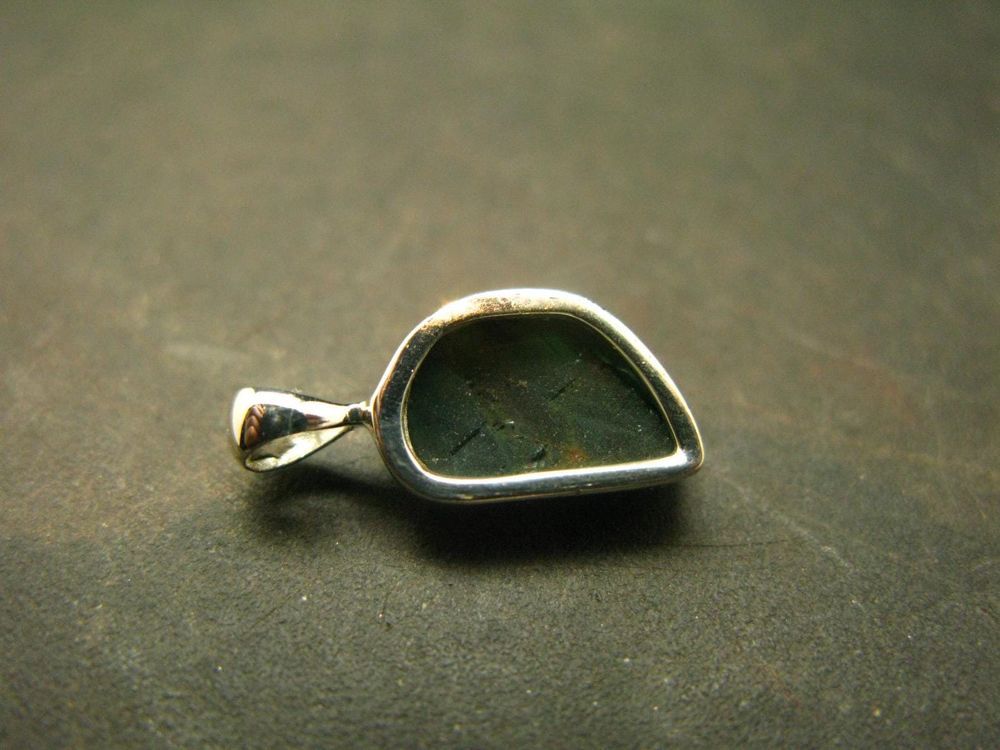 Grandidierite Silver Pendant From Madagascar - 0.7" - 1.13 Grams