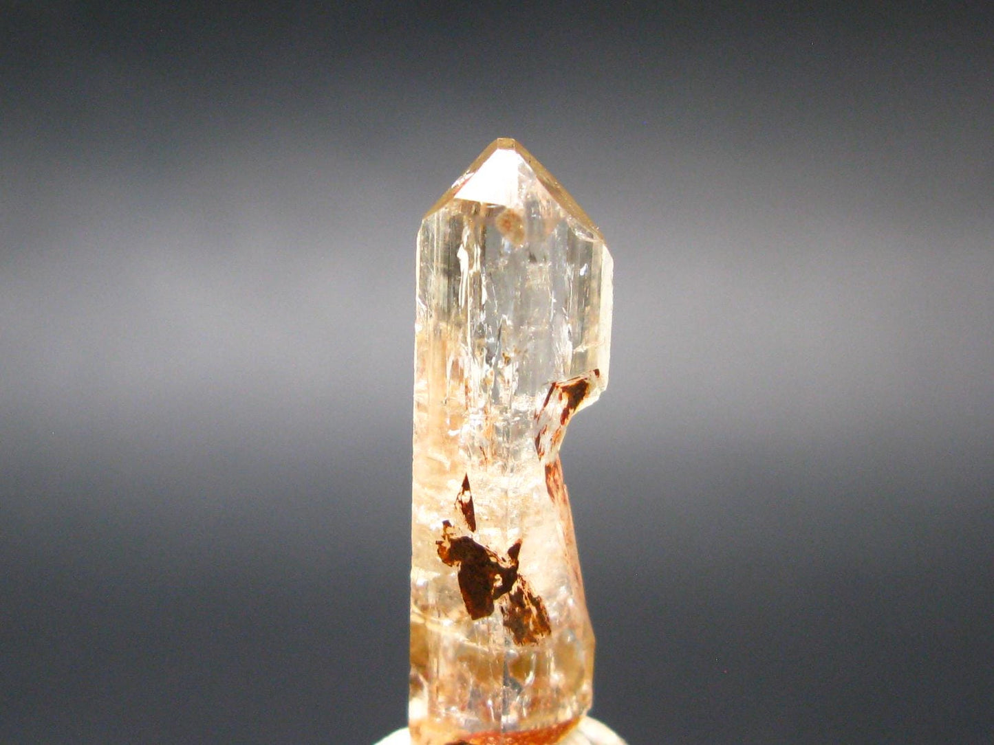Imperial Topaz Crystal From Zambia - 1.0" - 12.05 Carats