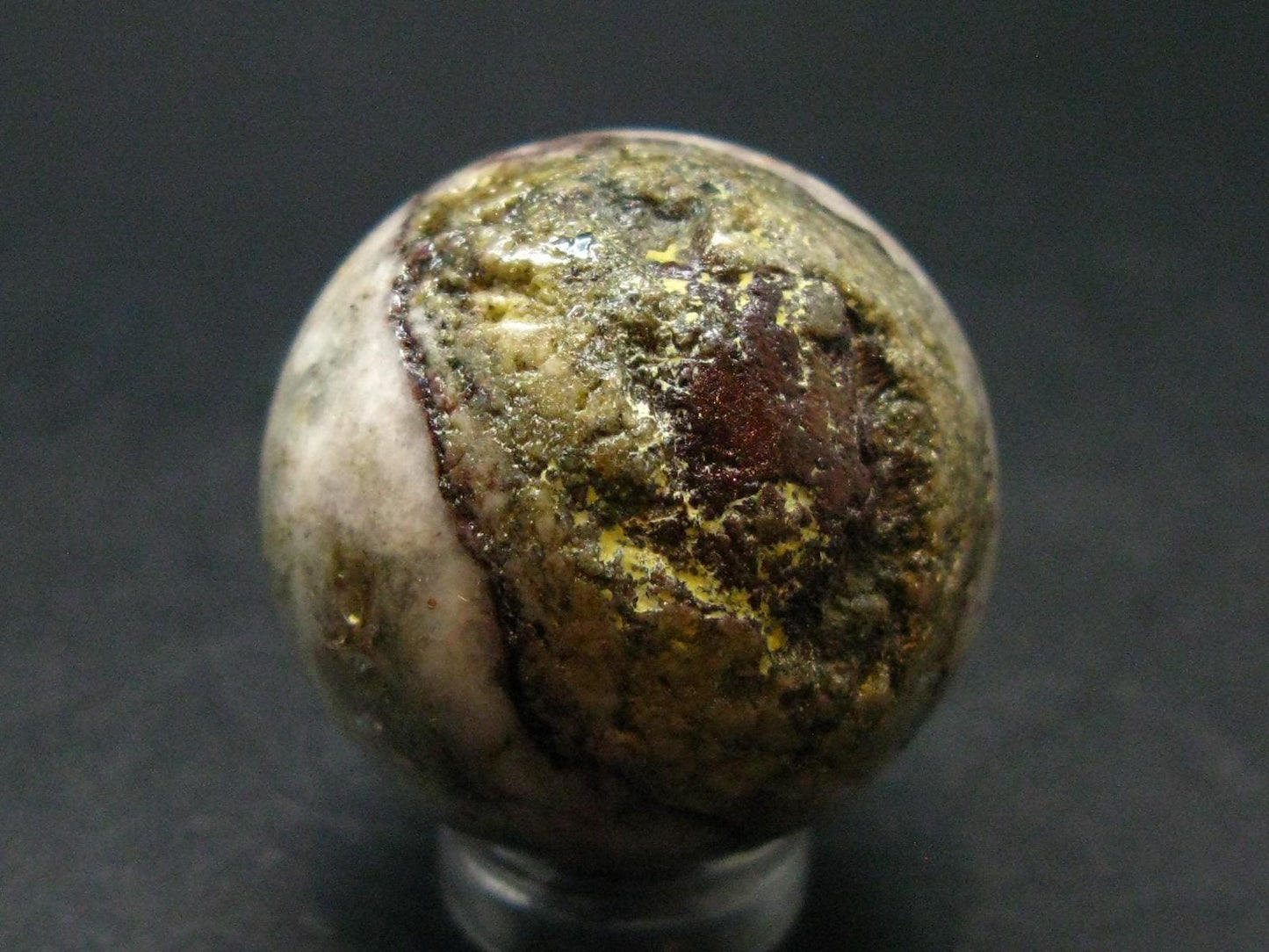 Natrolite Sphere Ball From Indonesia - 1.1" - 24.57 Grams