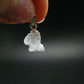 Extremely Rare Rough Beryllonite Crystal Silver Pendant from Afghanistan - 0.7" - 3.20 Carats