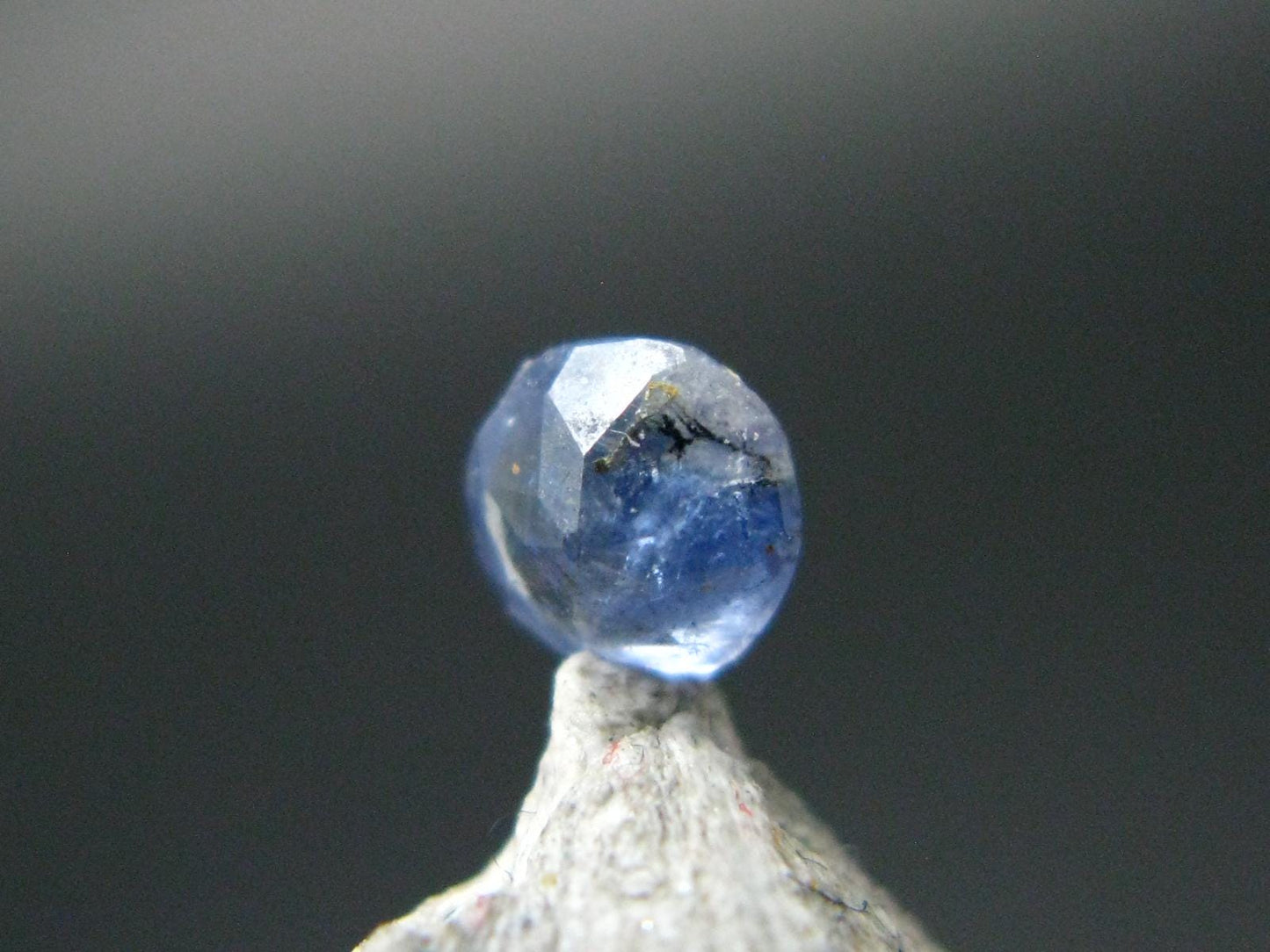 Gem Benitoite Cut Stone From California - 0.29 Carats - 4x4mm