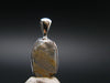 Gray Herderite Silver Pendant from Africa - 0.7" - 1.21 Grams