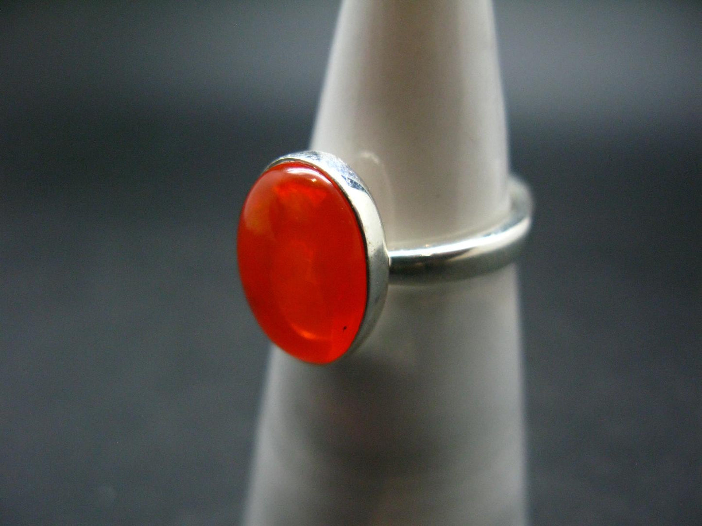 Natural Opal 925 Sterling Silver Ring from Ethiopia - Size 7