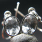 Phenakite Phenacite Silver Earrings From Russia - 2.31 Grams