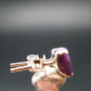 Lilac Stone!!! Stunning Silky Charoite Stud Earrings From Russia - 0.5" - 1.0 Grams