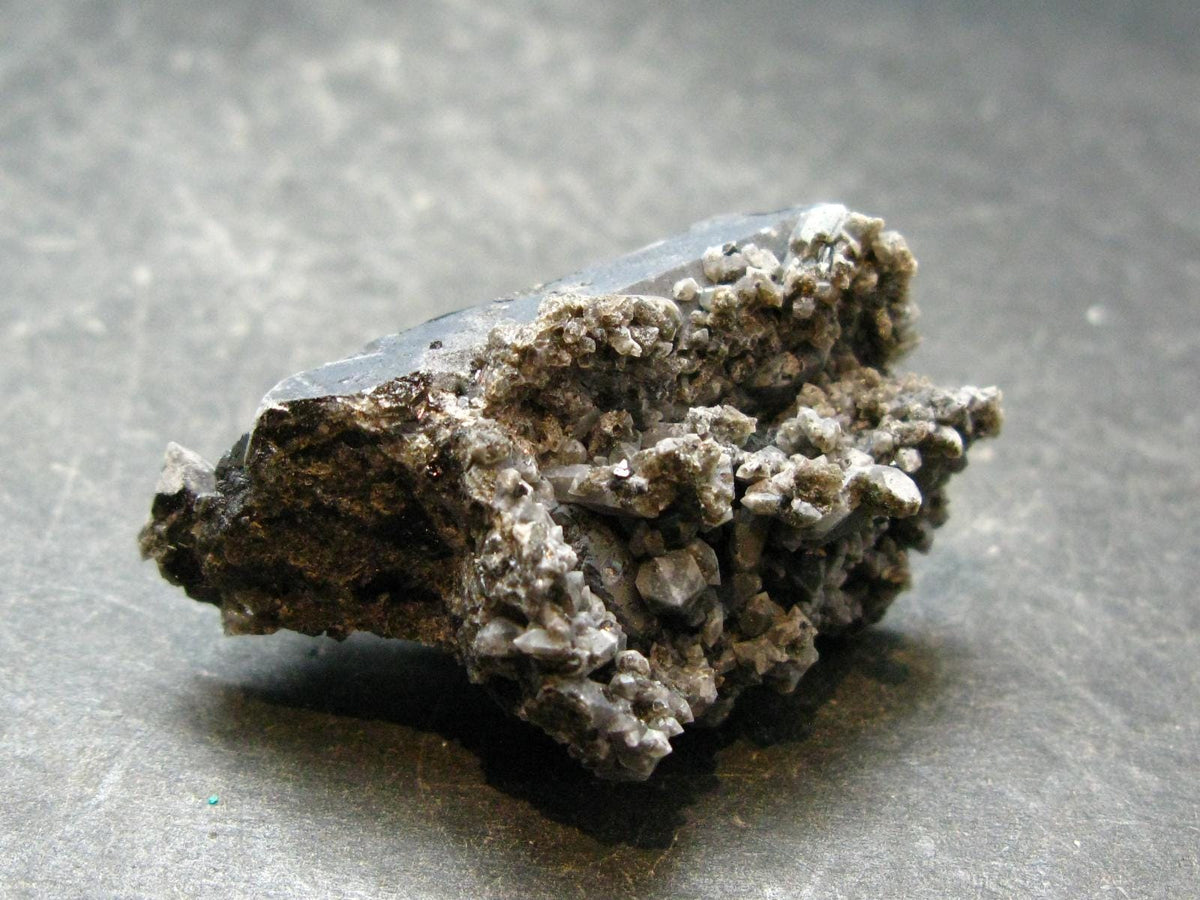 Brookite On Quartz Cluster From Arkansas - 16.58 Grams - 1.8"