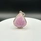Natural Pink Kunzite Sterling Silver Charm | Heart-Soothing Crystal Jewelry