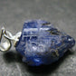 Tanzanite Pendant In Sterling Silver From Tanzania - 0.8" - 1.49 Grams