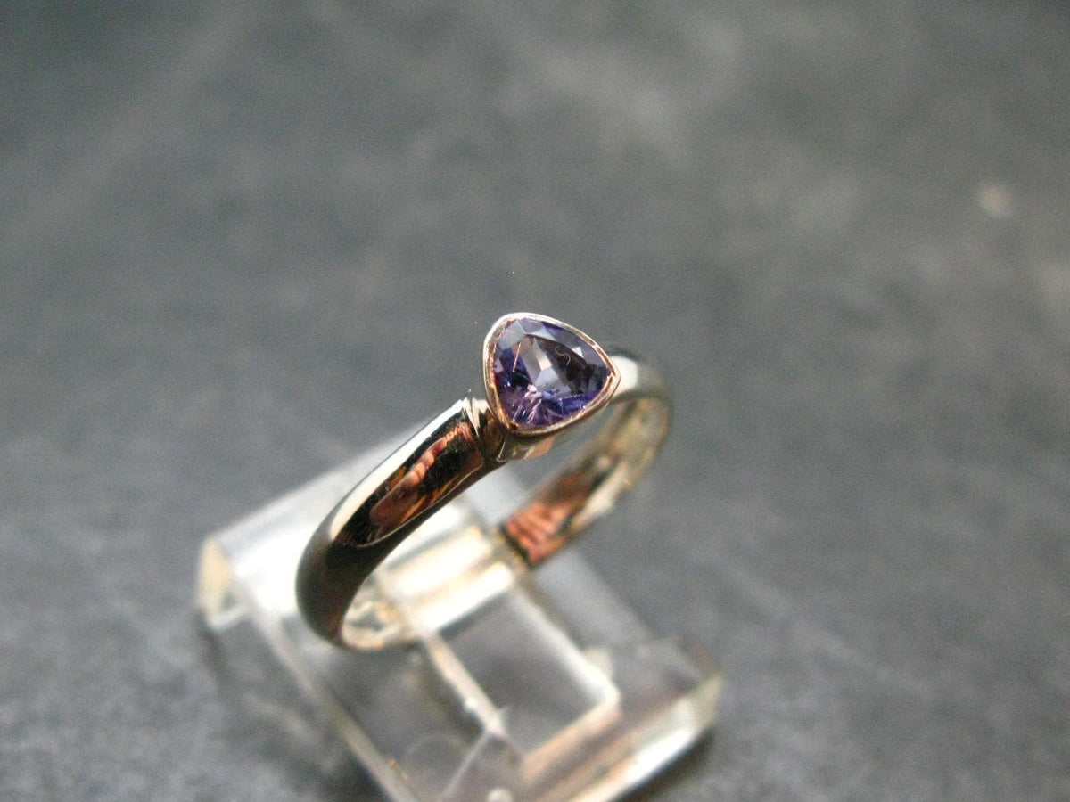 Tanzanite (Zoisite) Sterling Silver Ring - 1.70 Grams - Size 7