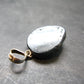 Black Tourmaline Schorl Silver Pendant From Brazil - 1.3"