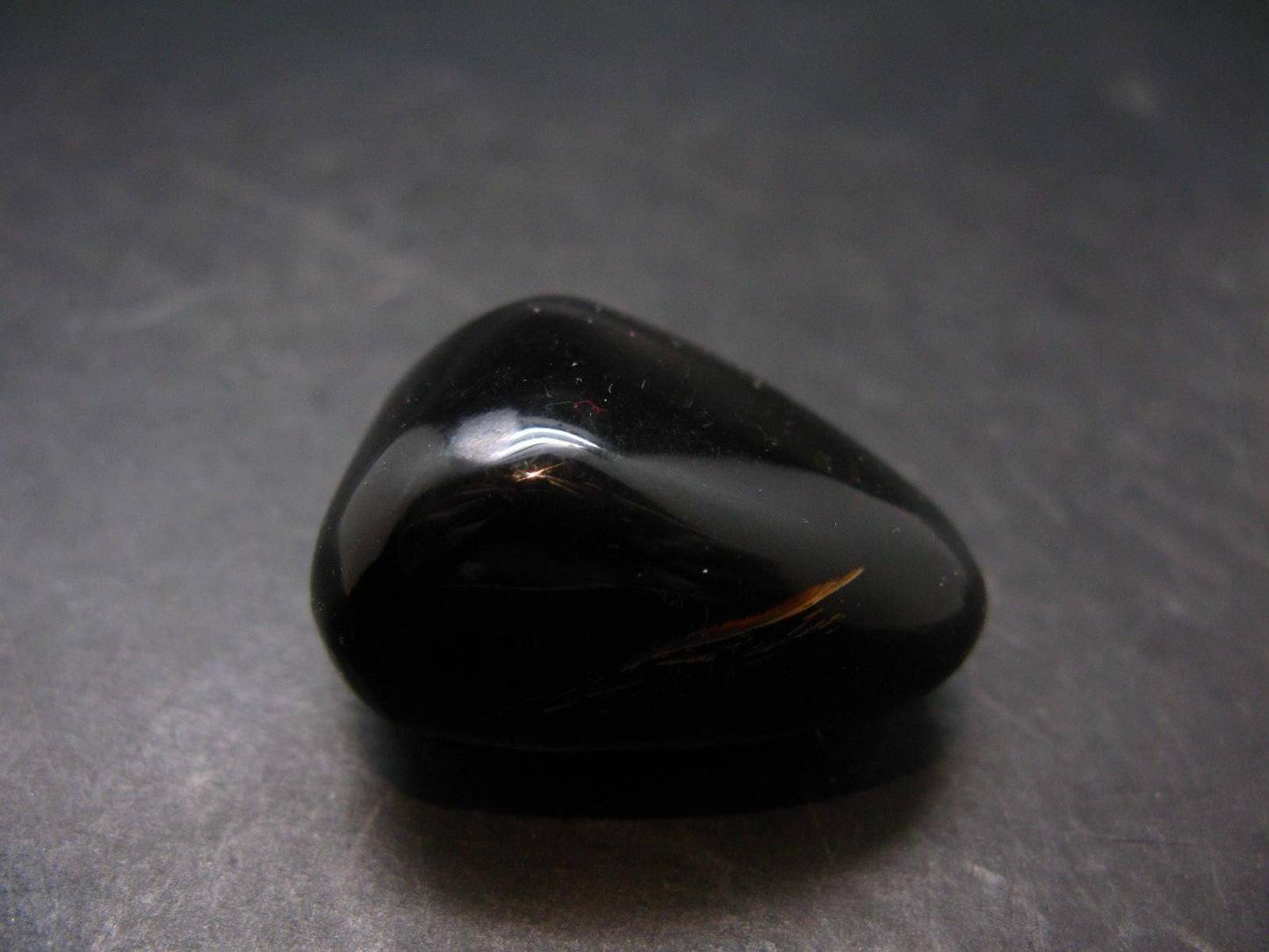 Rare Large Blue Amber Tumbled Piece Fluorescent From Indonesia - 1.3" - 10.07 Grams