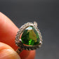 Helenite Gaia Stone Gem Sterling Silver Ring From Washington - Size 8 - 1.0 Carats