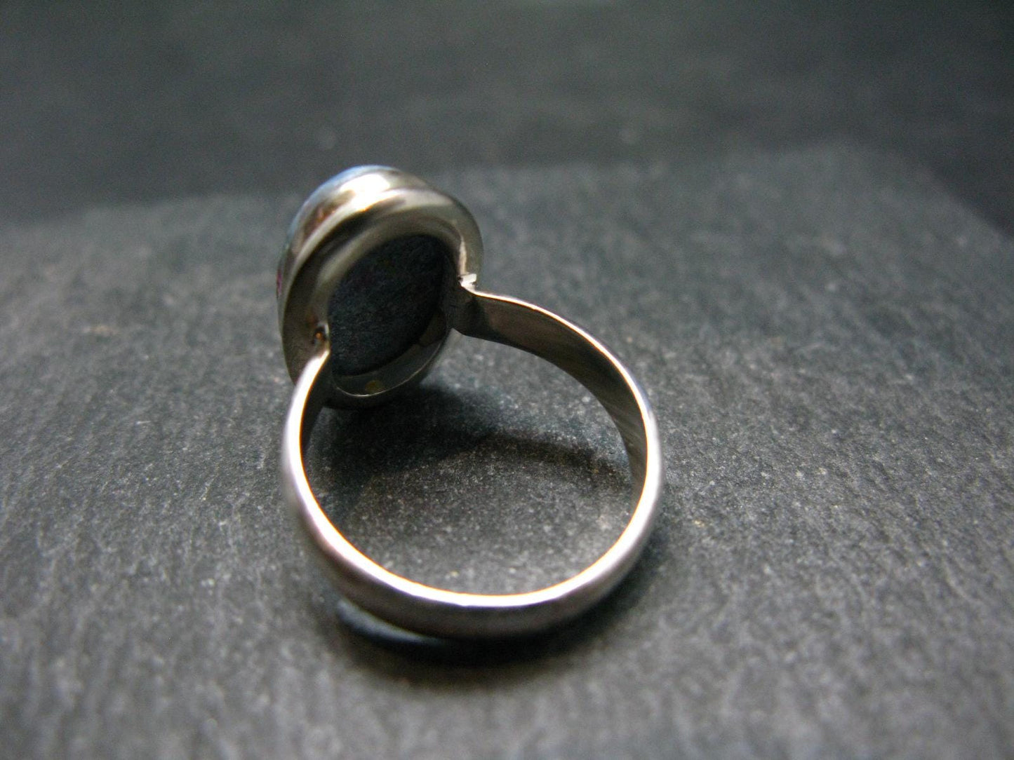 Ruby & Kyanite Silver Ring From India - 5.44 Grams - Size 8