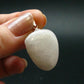 Very Rare White Cryolite 925 Silver Pendant from Greenland - 1.2" - 6.74 Grams