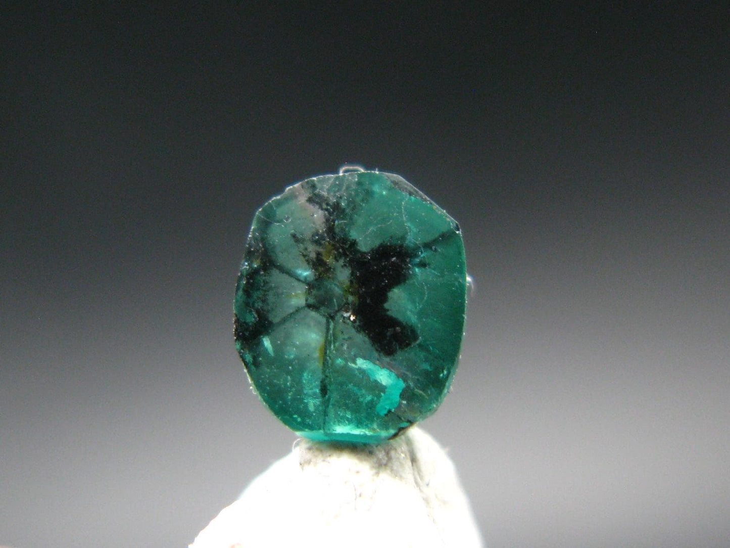 Beautiful Rare Gem Trapiche Emerald From Colombia - 0.59 Carats - 6x5mm