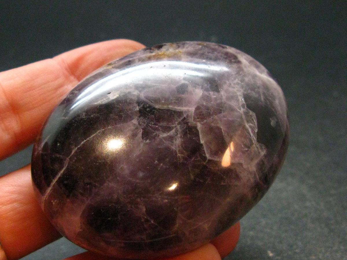 Rare Auralite Super 23 Amethyst Tumbled Stone From Canada - 2.3" - 92.13 Grams