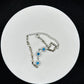Apatite Silver Bracelet | Blue Crystal Jewelry
