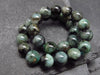 Emerald Genuine Bracelet ~ 7 Inches ~ 7mm Round Beads