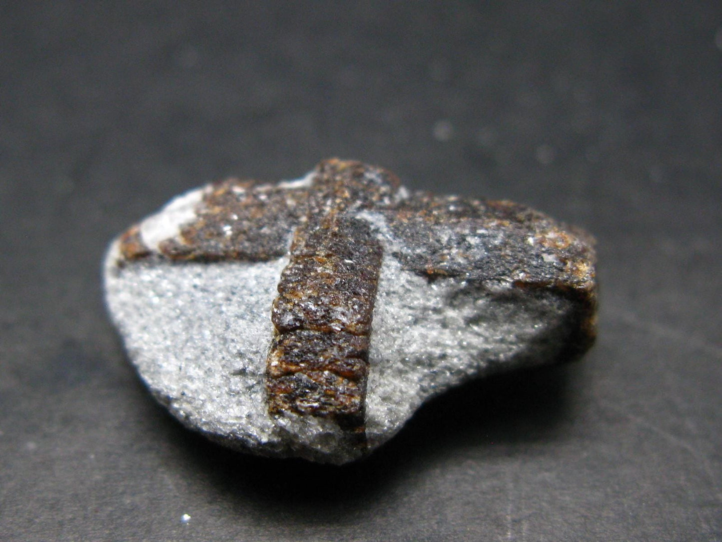 A Perfect Staurolite Crystal from Russia - 0.9" - 5.16 Grams