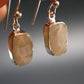 Phenakite Phenacite Silver Earrings From Nigeria - 2.97 Grams