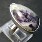 Very Rare Kammerrerite Chrome Clinochlore Silver Ring from Turkey - Size 6