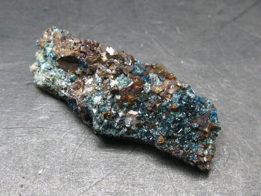 Lazulite & Siderite Cluster From Canada - 1.6" - 8.26 Grams