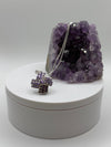 Regal Amethyst Cross Pendant – Vintage Style, Sterling Silver - 4.92 Grams