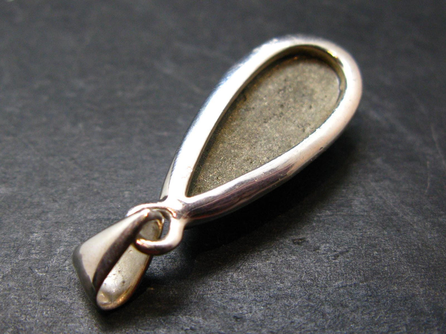 Pyrite Silver Pendant From Peru - 6.22 Grams - 1.4"