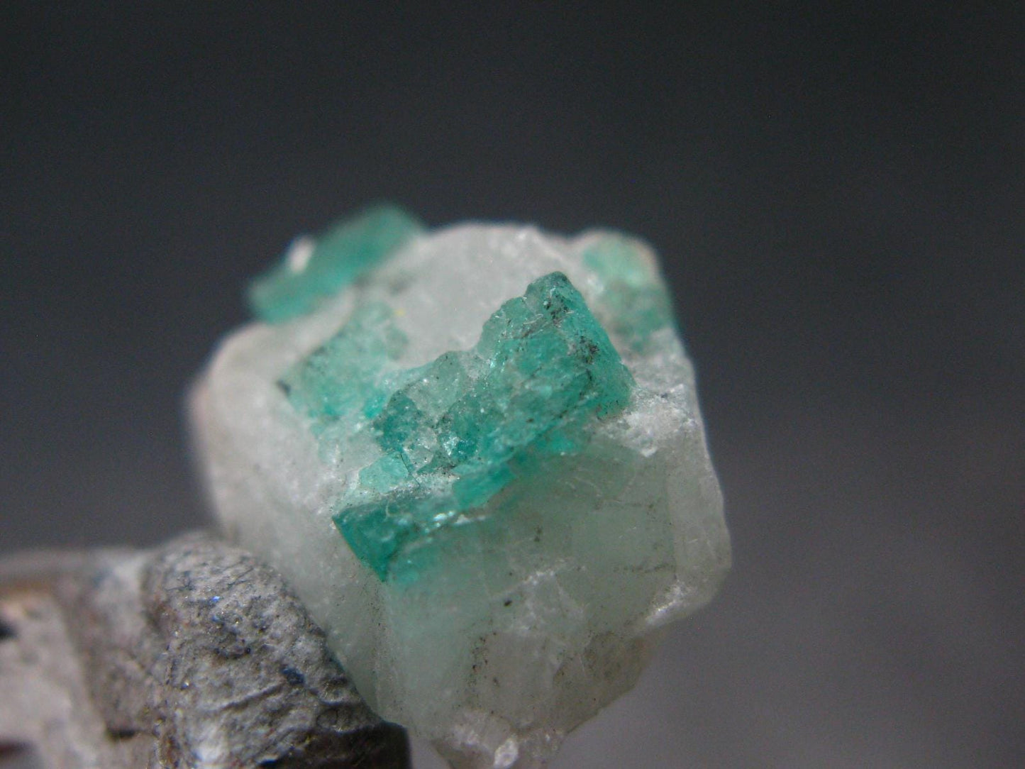 Emerald Beryl Crystal On Matrix From Colombia - 0.6"- 2.21 Grams