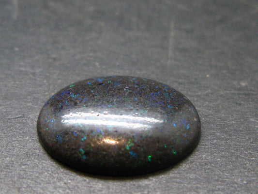 Fine Black Opal Cabochon from Australia - 0.7" - 1.44 Grams