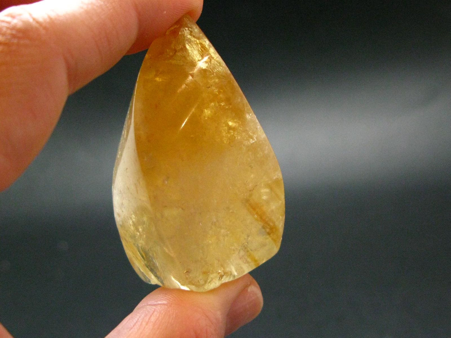 Citrine Unheated Polished Crystal From Brazil - 1.9" - 55.90 Grams
