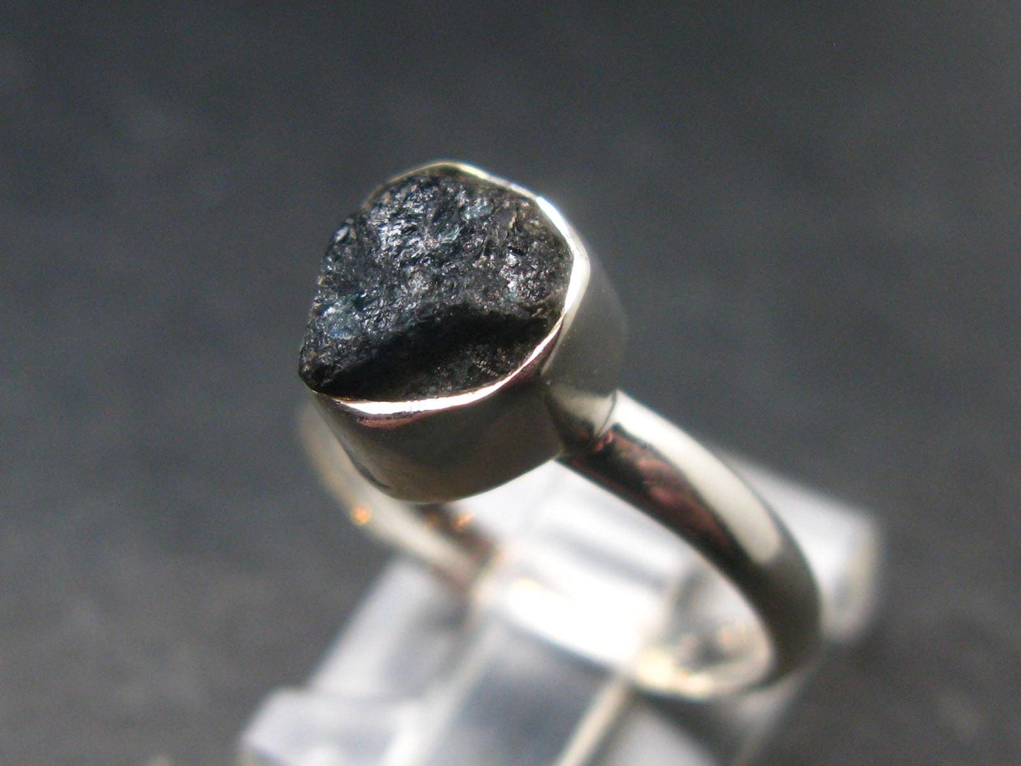 Alexandrite Crystal Silver Ring From Zimbabwe - Size 7 - 2.51 Grams