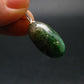 Tsavorite Gem Green Garnet Sterling Silver Pendant From Tanzania - 1.1" - 4.54 Grams